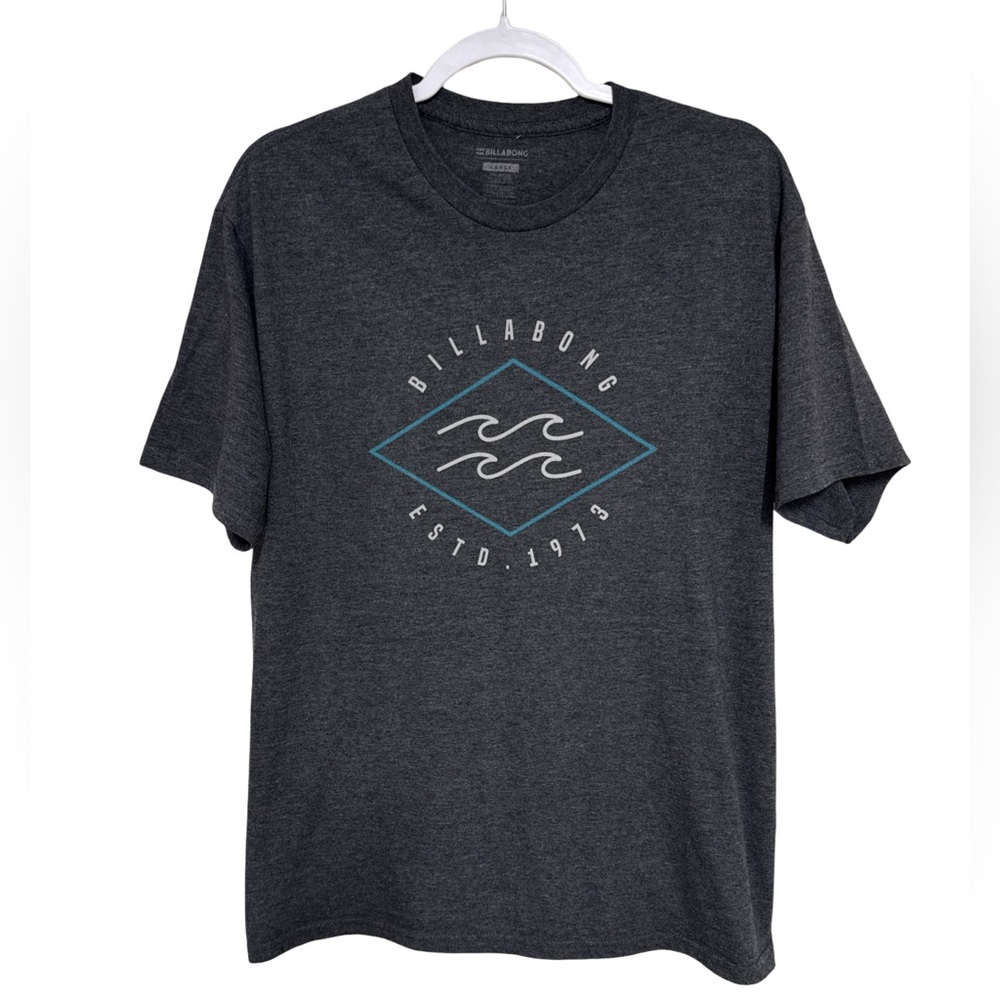 Billabong Graphic Wave Tee Men’s Large Gray